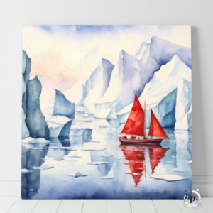 Ice sailing